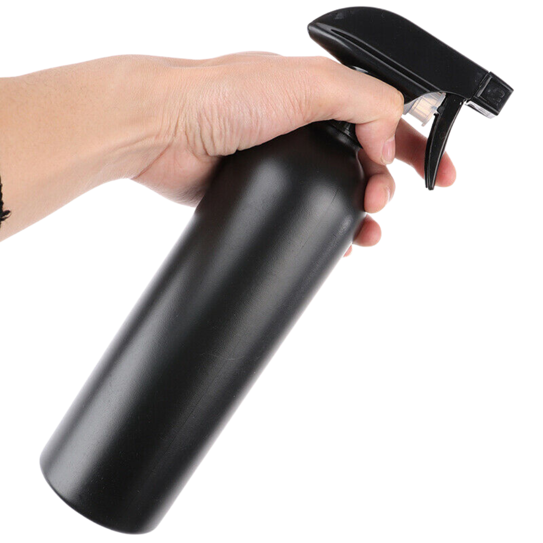 Trigger Spray Bottle - Matte Black Plastic - 500ml