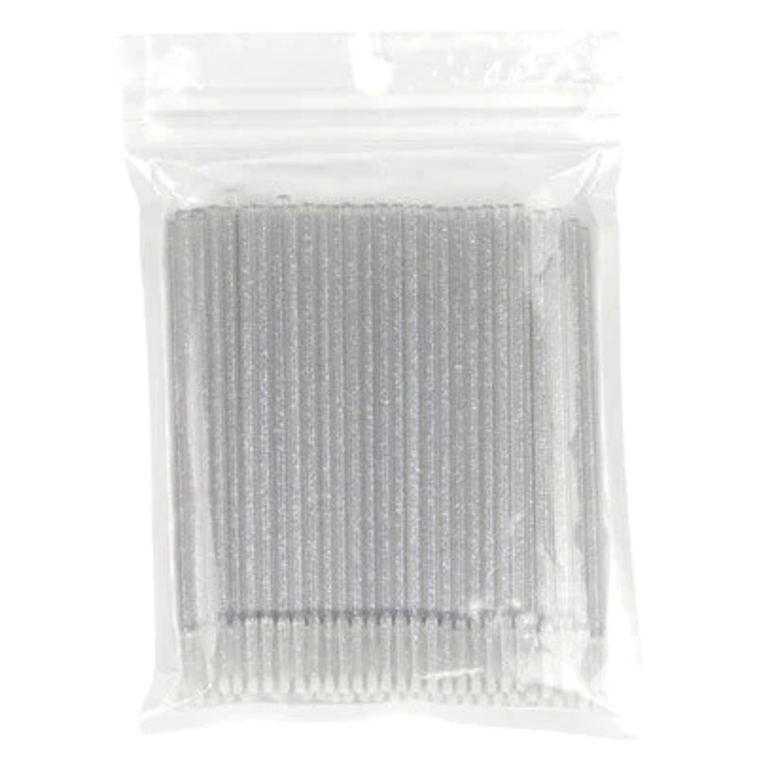 Micro Brushes - Glitter Silver