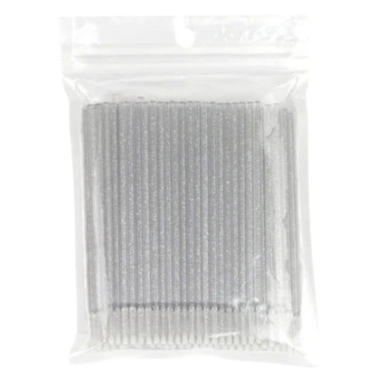 Micro Brushes - Glitter Silver