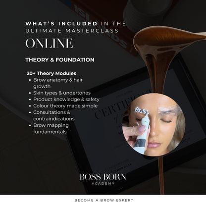 Boss Born Academy - Brow Mastery + Business Online Course
