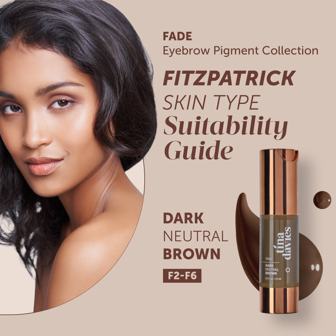 Tina Davies - FADE Eyebrow Pigments - Dark Neutral Brown, 15ml