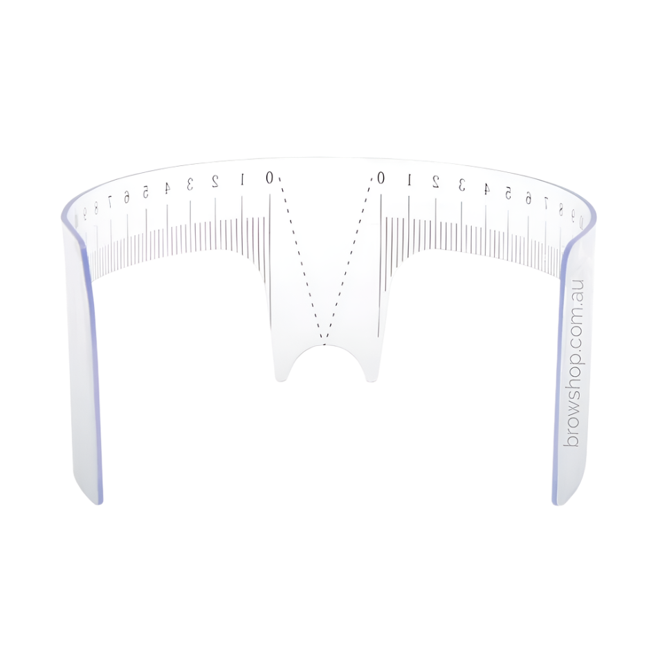Eyebrow Ruler with Nose Support