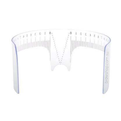 Eyebrow Ruler with Nose Support