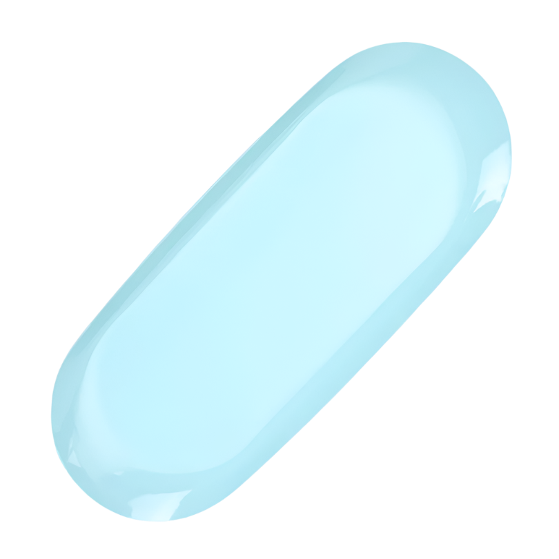 Stainless Steel Tray - Pastel Blue (Large)