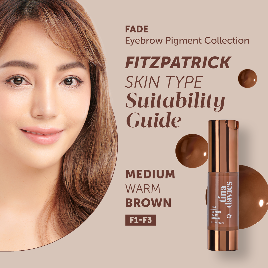 Tina Davies - FADE Eyebrow Pigments - Medium Warm Brown, 15ml