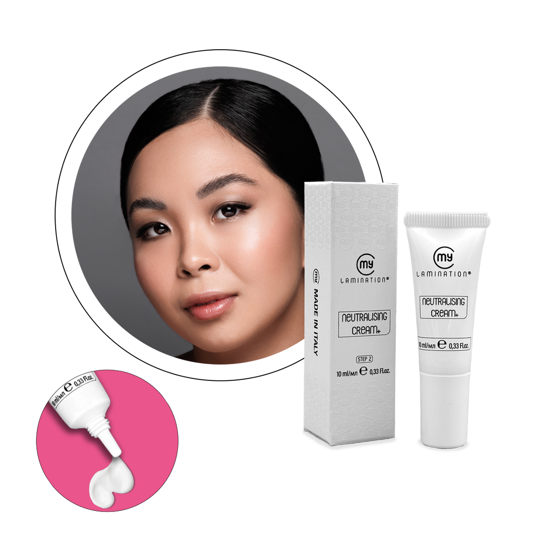 My Lamination - Step 2 Neutralising Cream, 10ml Tube