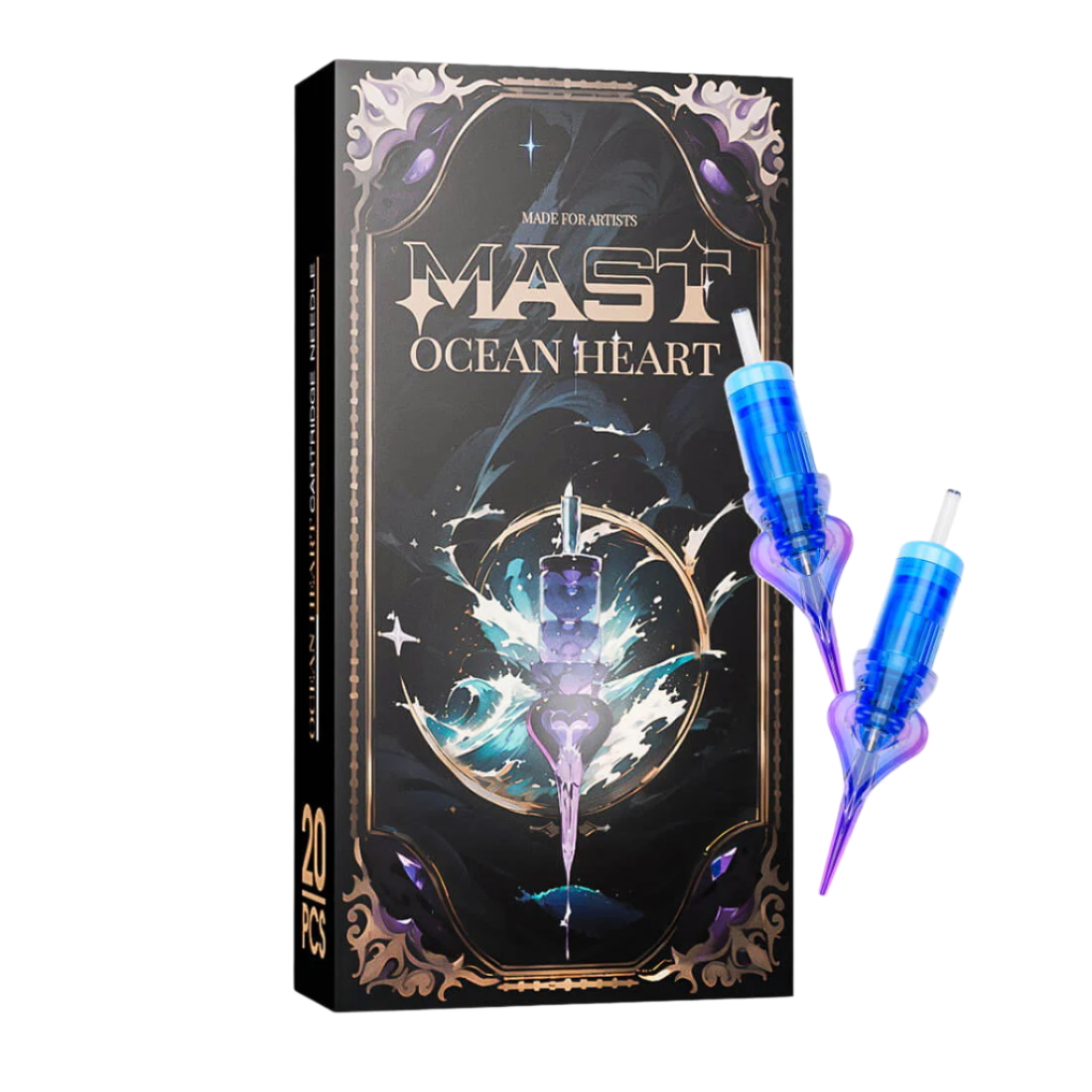 Mast Ocean Heart Cartridges - 1 Round Liner (Choose Your Type)