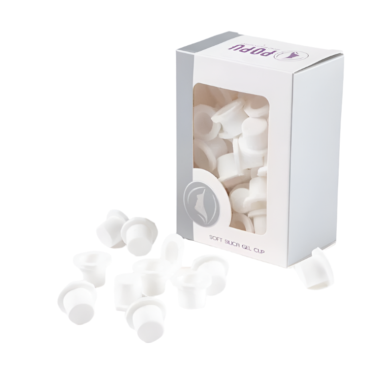 Silicone Pigment Cups White - Medium (60 pcs)