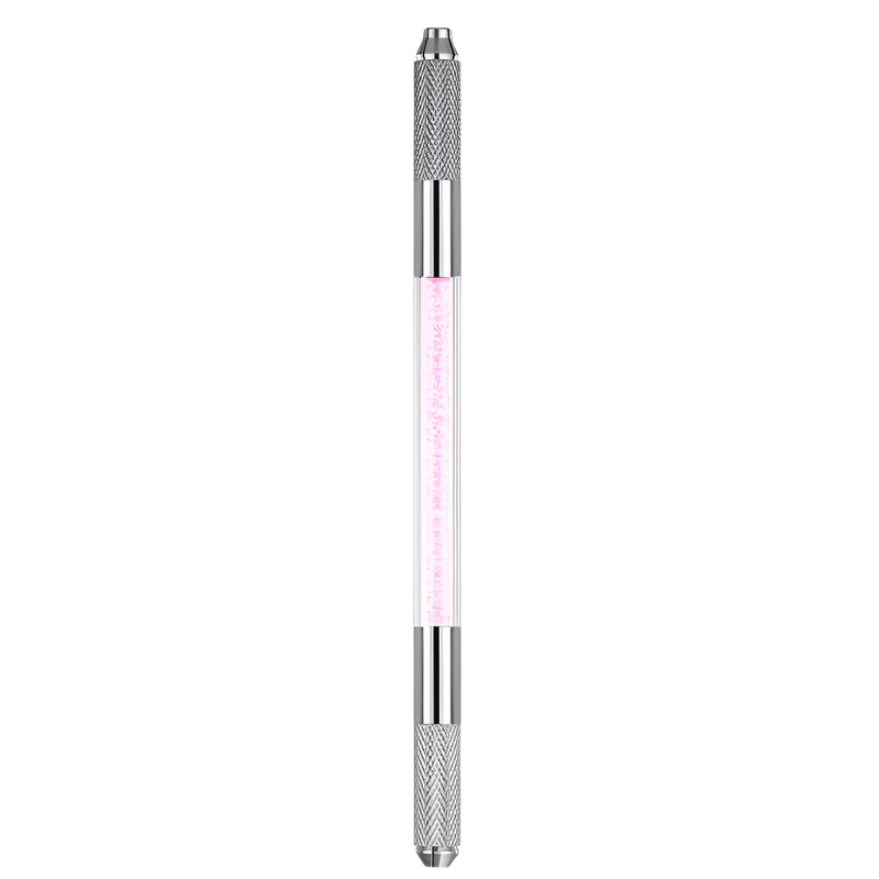 Crystal Double-ended Microblading Handle - Pink