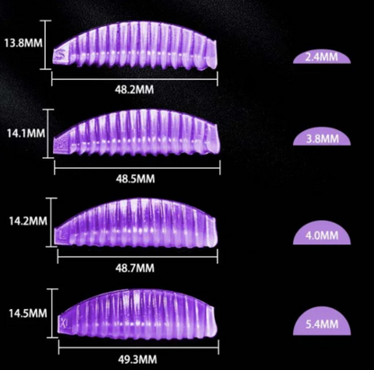 Anime Lash Lift Shields, 4 Pack