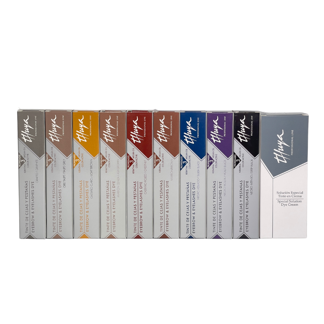 Thuya - Dye Kit (All 9 colours + Special Dye Solution Cream Oxidant)
