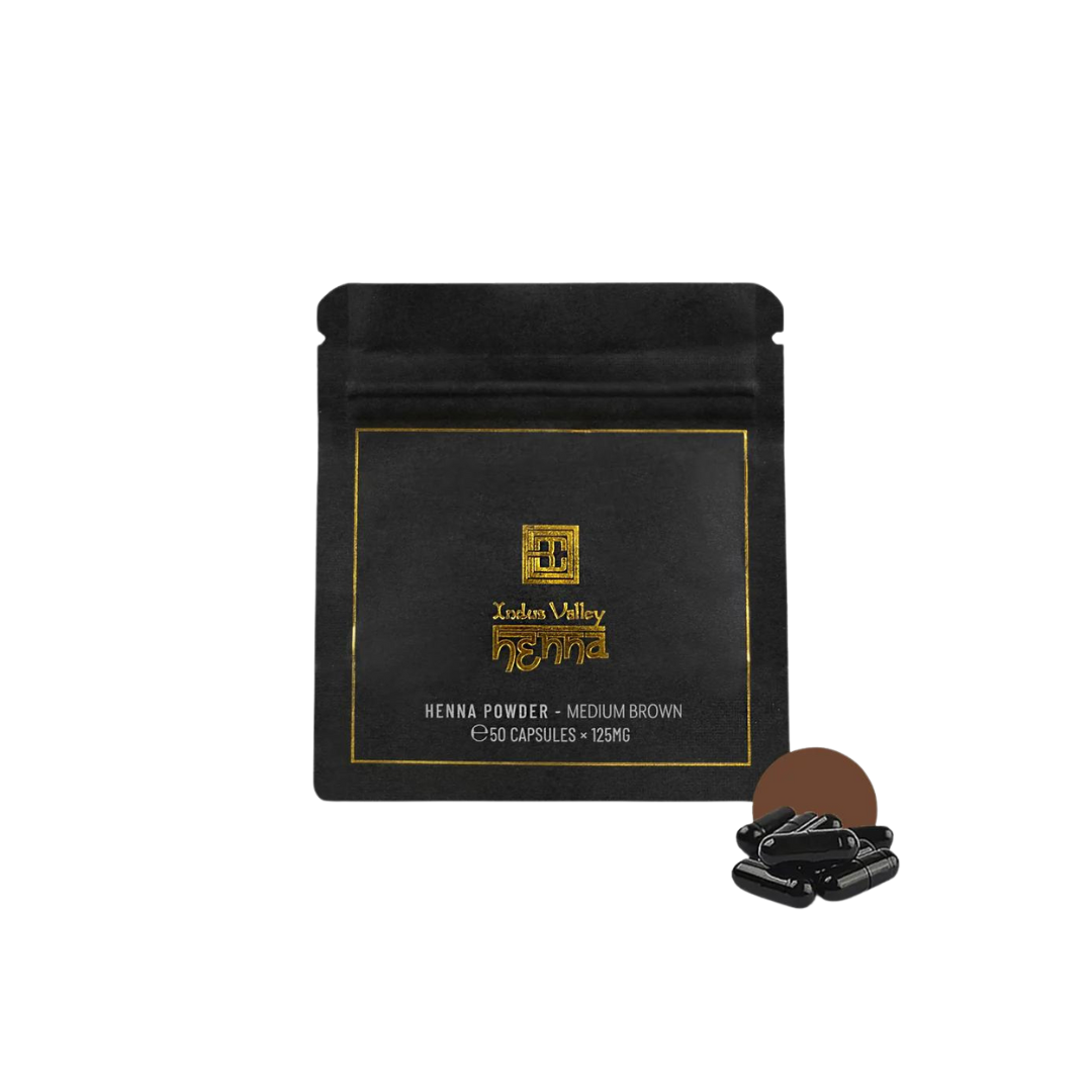 Brow Code - Brow Henna Powder Capsules, 50 Pack