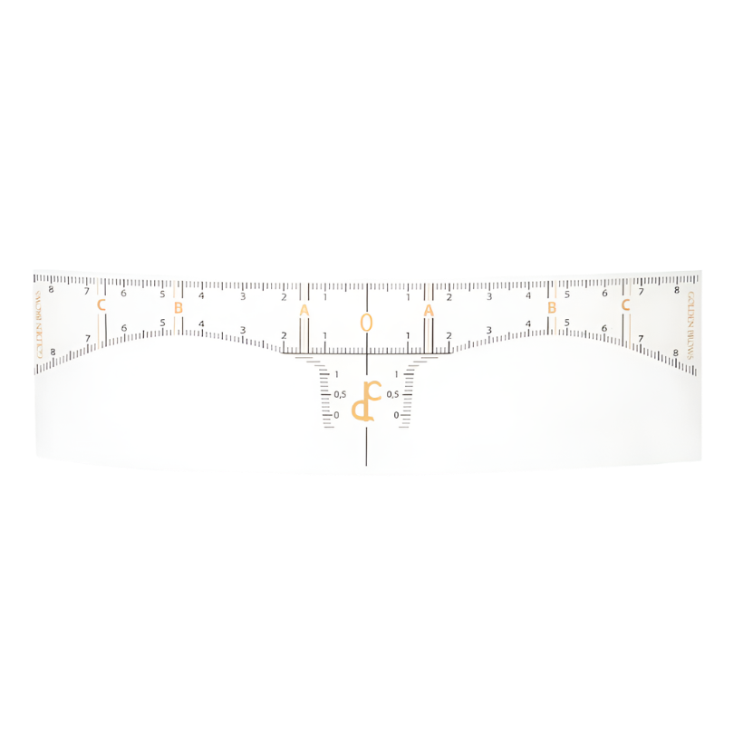 Daria Chuprys Eyebrow Measurement Sticker (50 roll)
