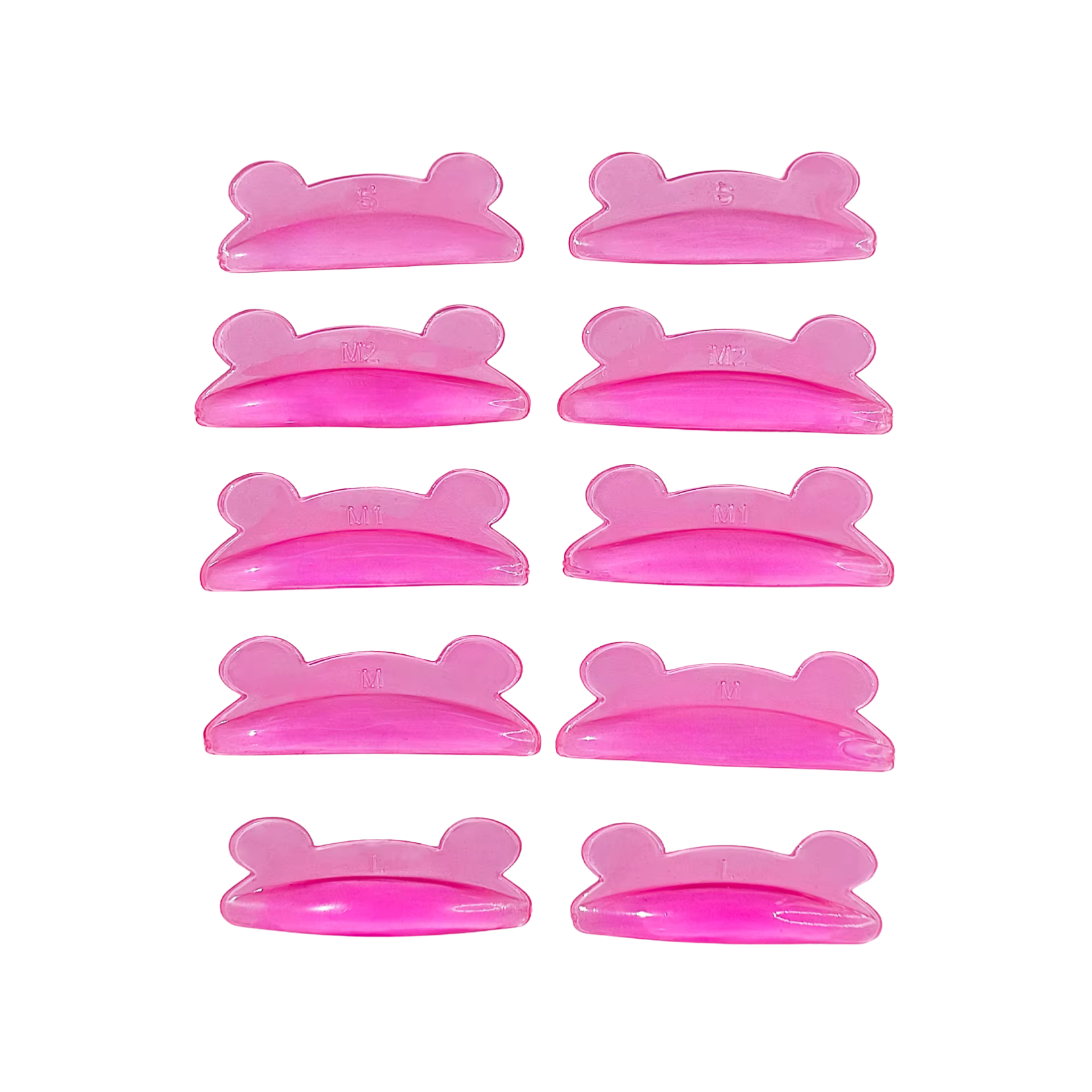 Jelly Bear Lash Lift Shields - Pink