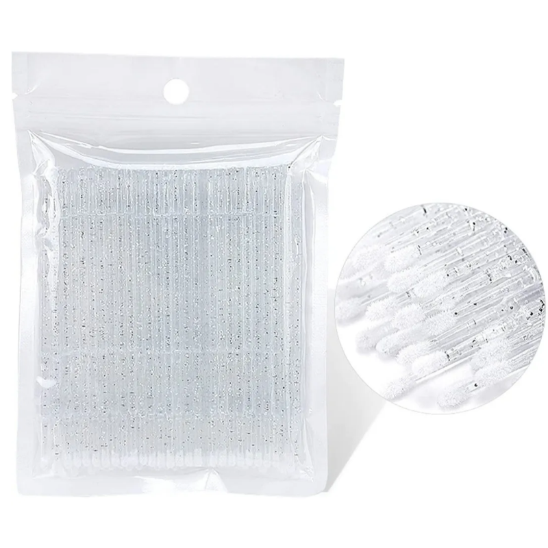 Micro Brushes - Glitter Silver