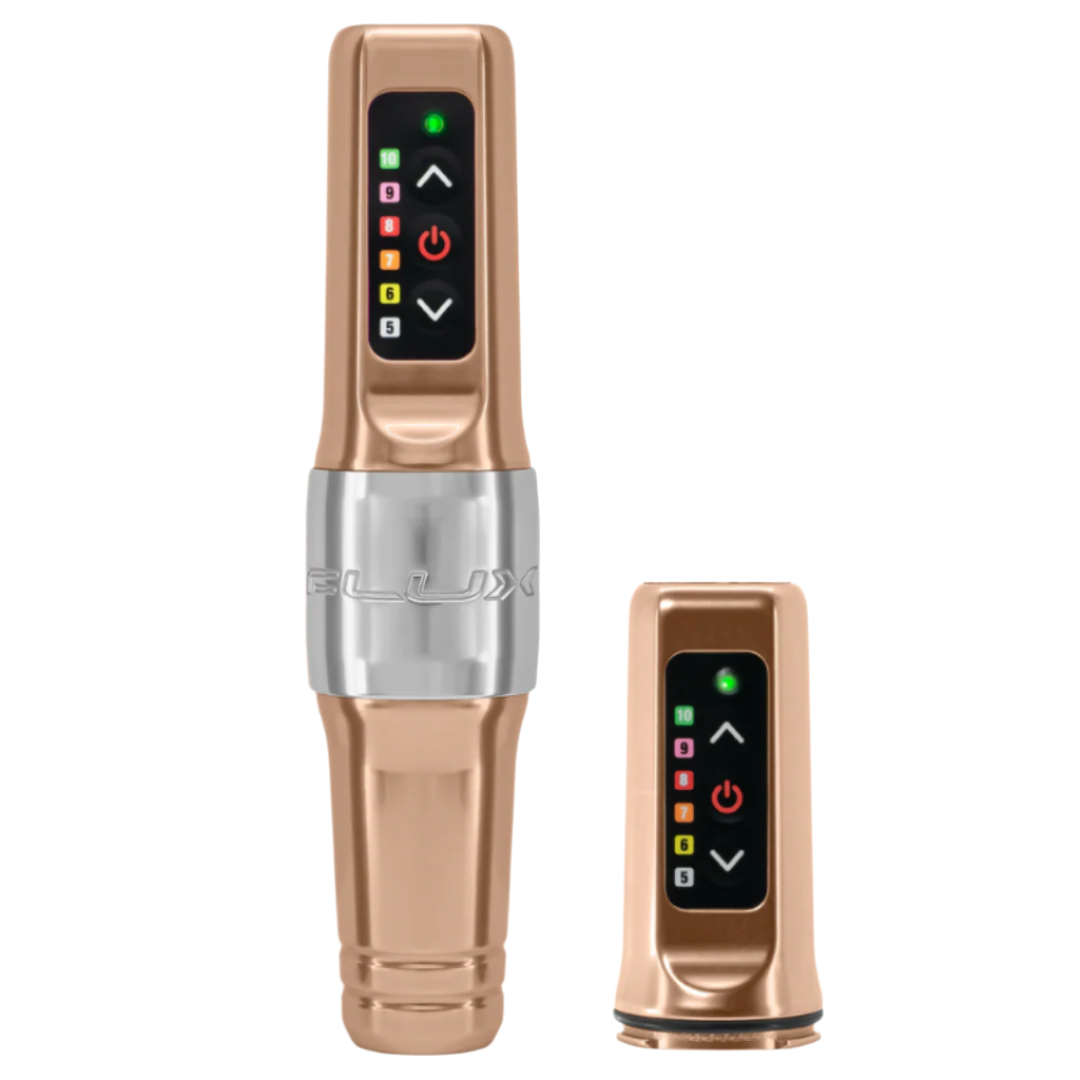 Flux Mini 3.0mm Wireless Machine with Extra Battery - Champagne Gold