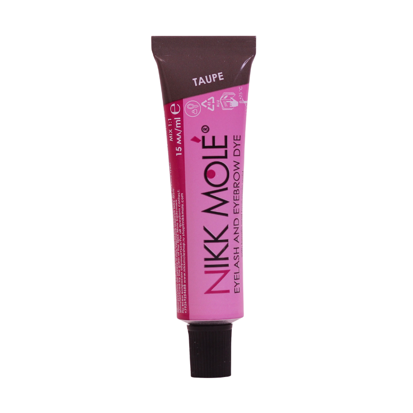 Nikk Molé - Permanent dye for eyelashes and brows - Taupe