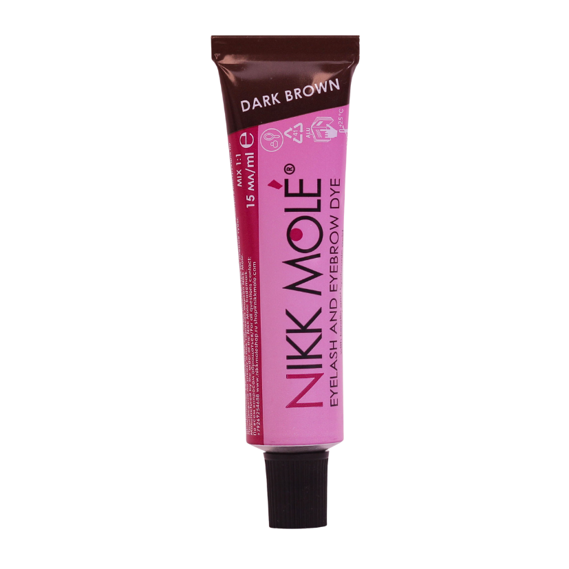 Nikk Molé - Permanent dye for eyelashes and brows - Dark Brown