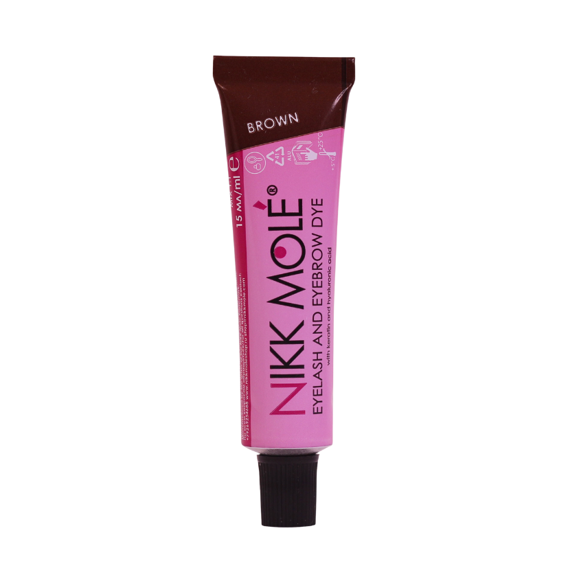 Nikk Molé - Permanent dye for eyelashes and brows - Brown