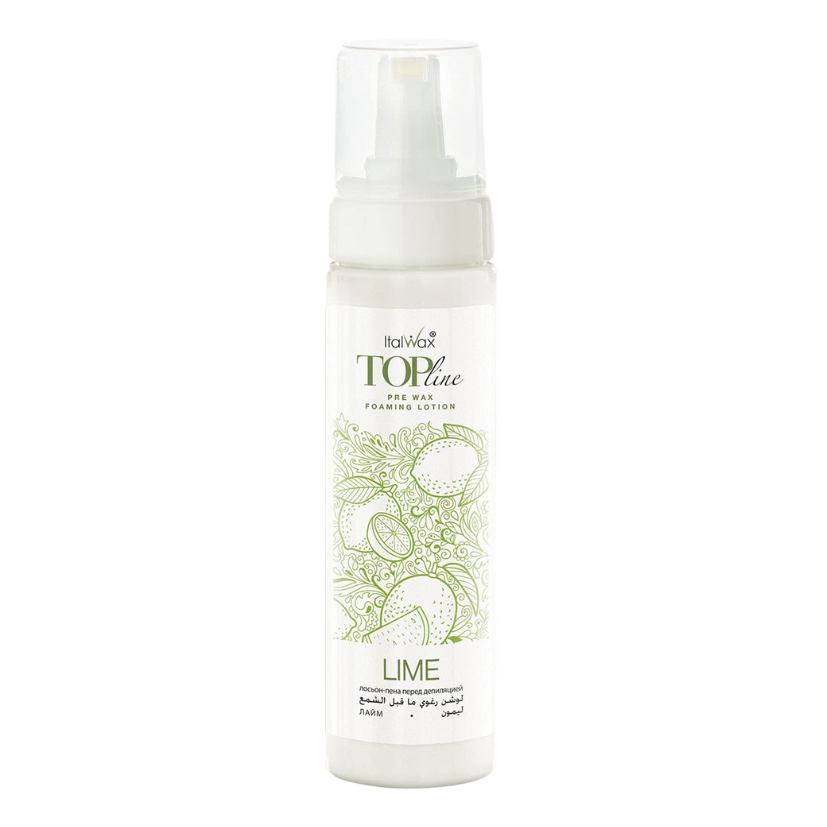 Italwax - Foaming Lotion Pre Wax Lime, 200ml