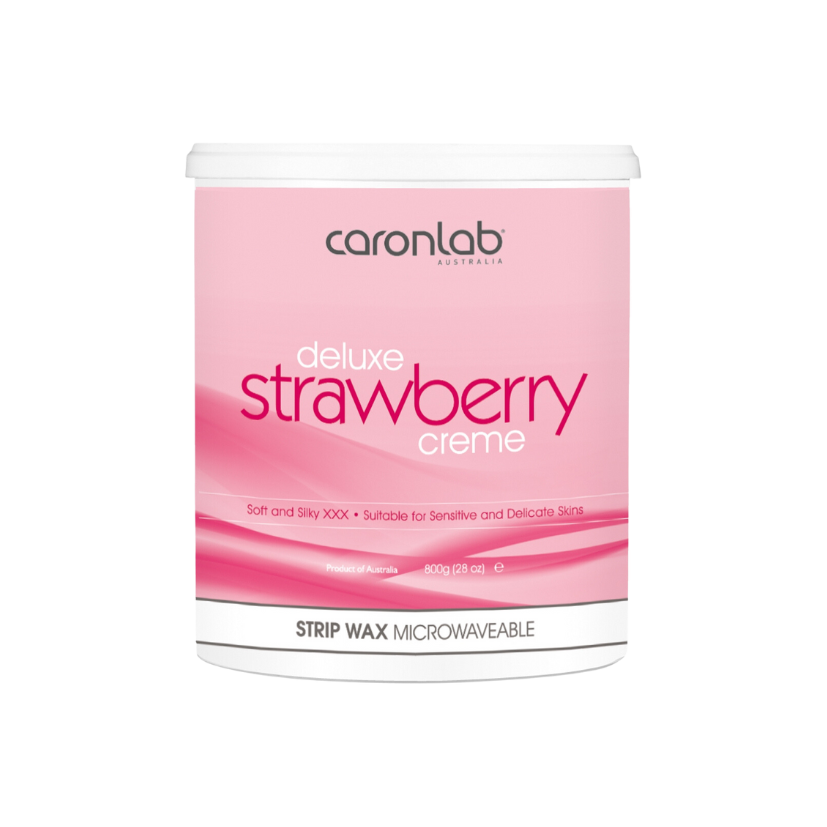 Caronlab - Strawberry Creme Strip Wax 800g (Microwaveable)