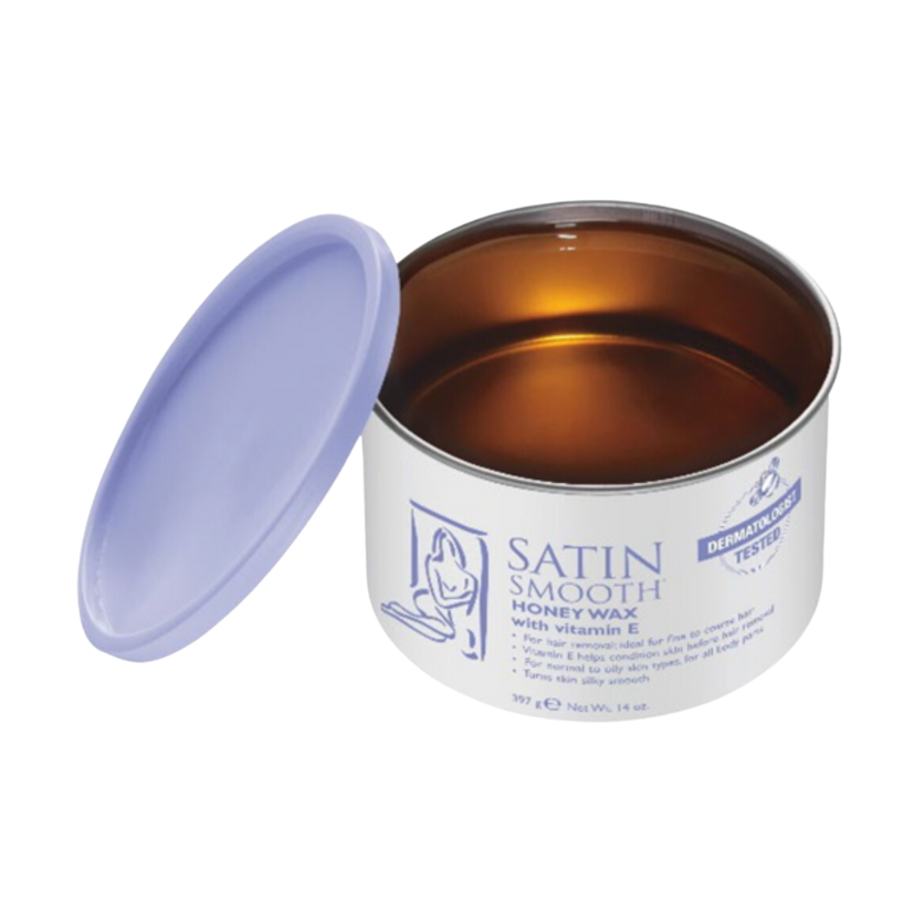 Satin Smooth - Honey Wax With Vitamin E, 396g