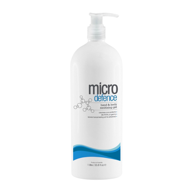 Caronlab - Micro Defence Hand & Body Sanitising Gel (1L)