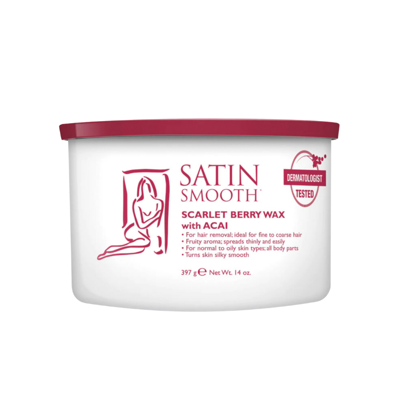 Satin Smooth - Scarlett Berry Wax With Acai, 396g