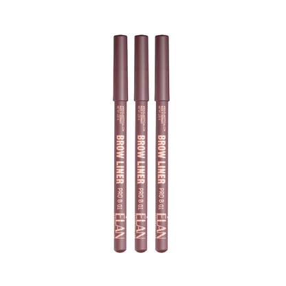 ÉLAN - Powder Eyebrow Pencil «Brow Liner Pro» B 01 Medium brown (Wholesale 3 pack, RRP $20.95 Each)