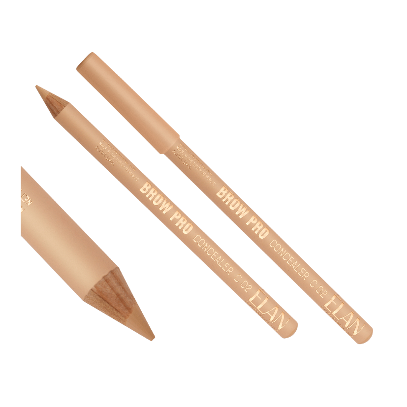 ÉLAN - Multi-purpose Concealer Pencil - Brow Pro Concealer - C 02 warm nude (Wholesale 3 pack, RRP $20.95 Each)