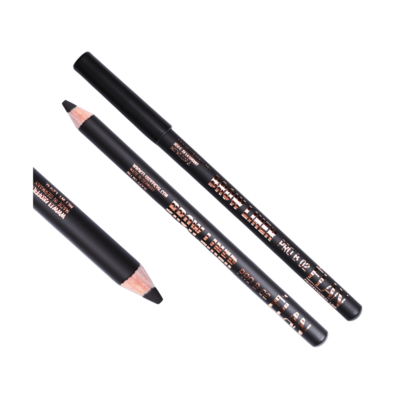 ÉLAN - Powder Eyebrow Pencil «Brow Liner Pro» B 02 Dark brown (Wholesale 3 pack, RRP $20.95 Each)