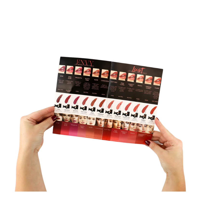 Tina Davies - I 💋 INK Lip Color Chart