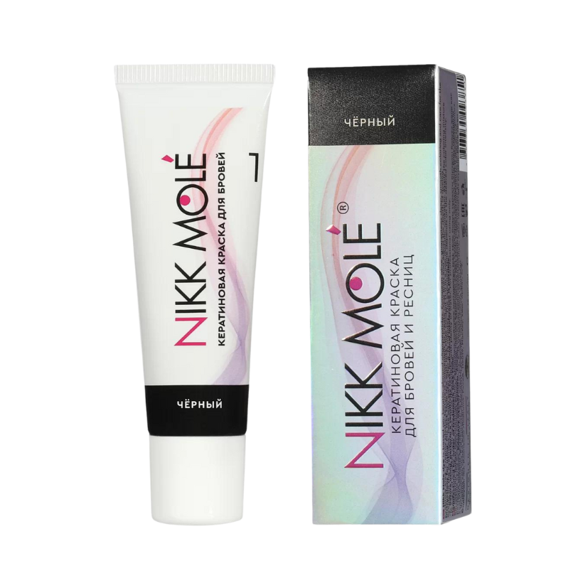 Nikk Molé - Keratin Dye for Eyebrows and Eyelashes - Black, 15ml