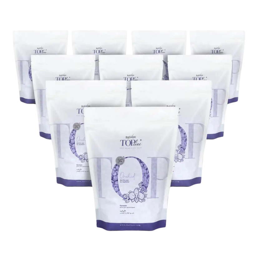 Italwax - Top Line Hard Wax - Orchid, 10 x 750g