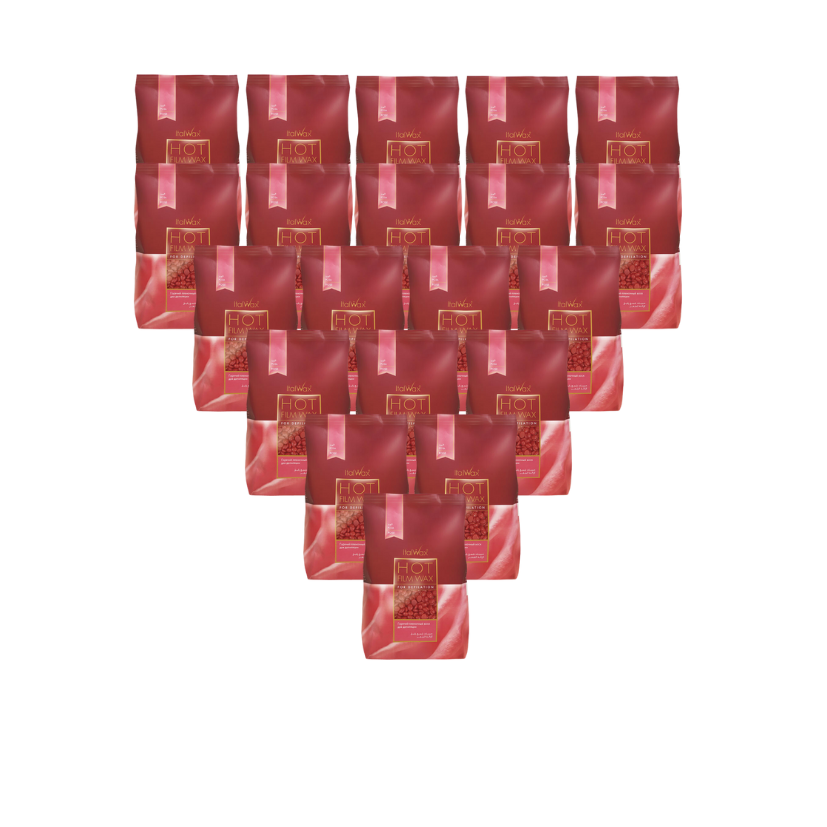 Italwax - Rose Hard Wax, 20 x 500g