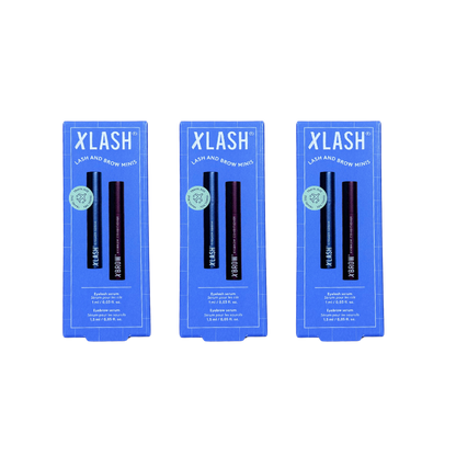 XLASH - Xlash and Xbrow Mini Kit - 1ml each (Wholesale 3 Pack, RRP $69.95 Each)