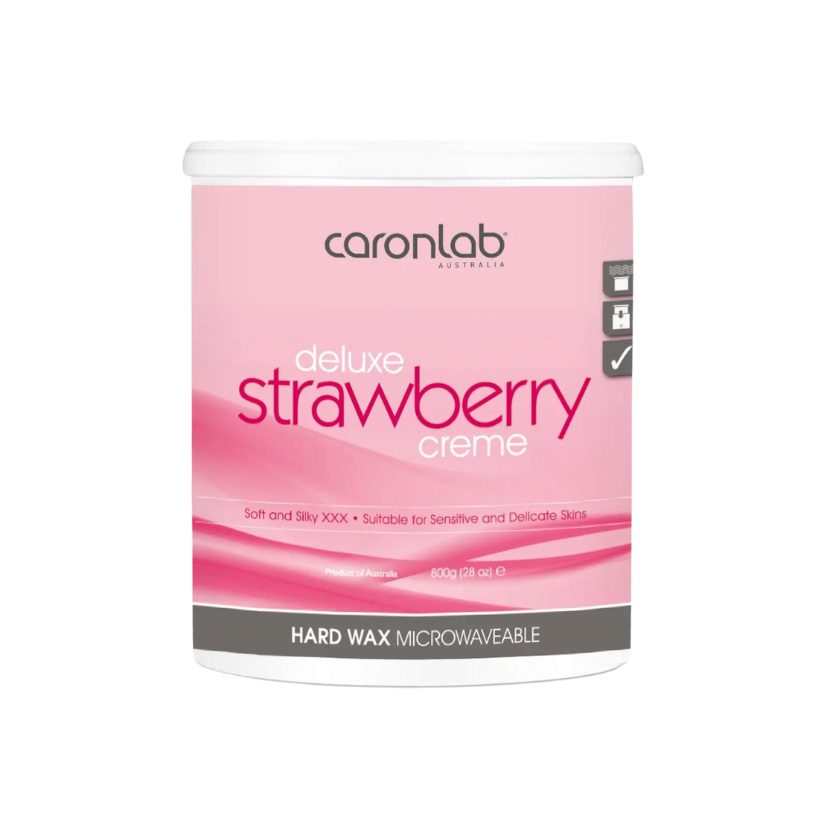 Caronlab - Strawberry Creme Hard Wax 800g (Microwaveable)