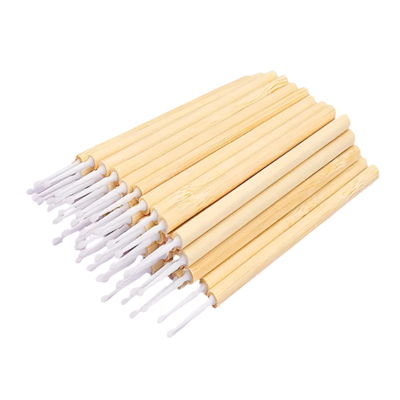 Eco-Friendly Bamboo Microbrushes - White