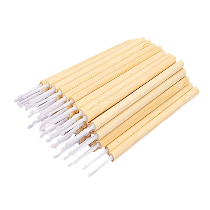 Eco-Friendly Bamboo Microbrushes - White