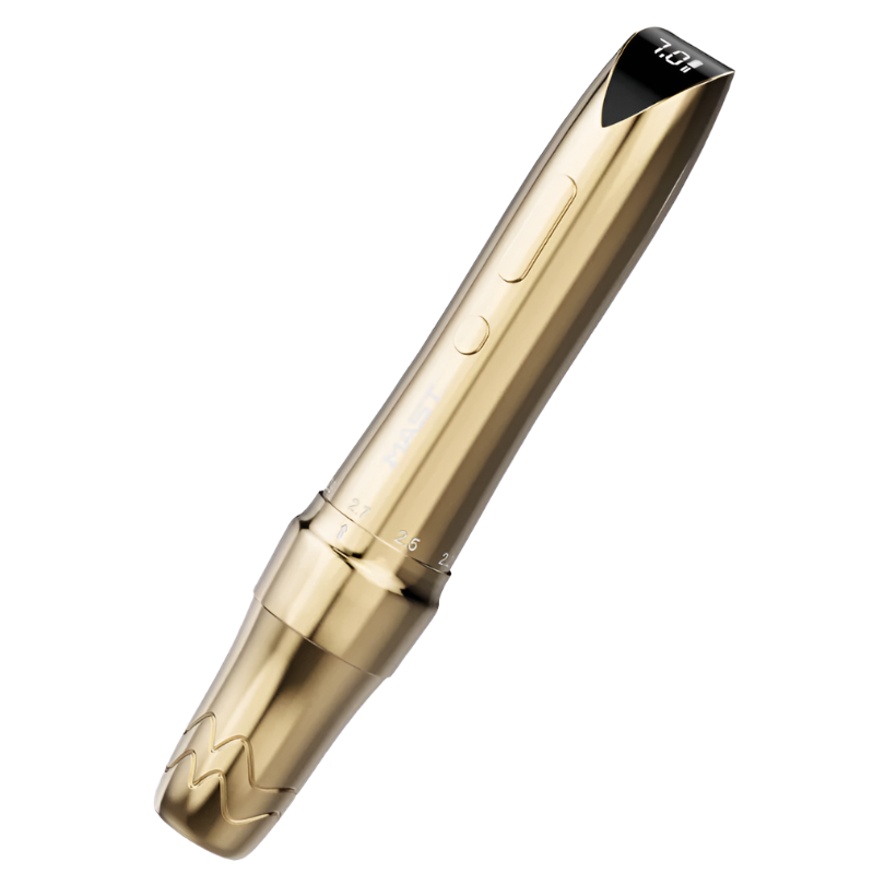 Dragonhawk Mast P60 Pen Machine w/Dual Battery - GOLD