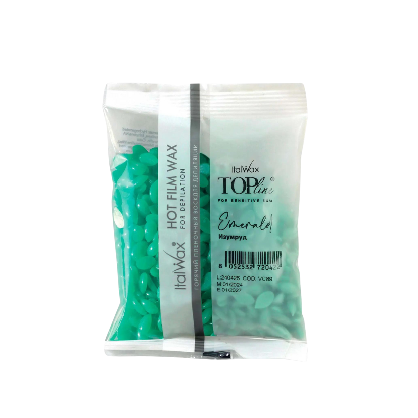 ITALWAX - Hard Wax Emerald Top Line, 100g