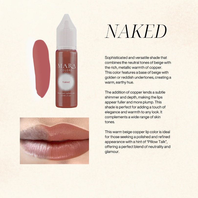 Mara Pro - Lip Pigment - Naked, 15ml