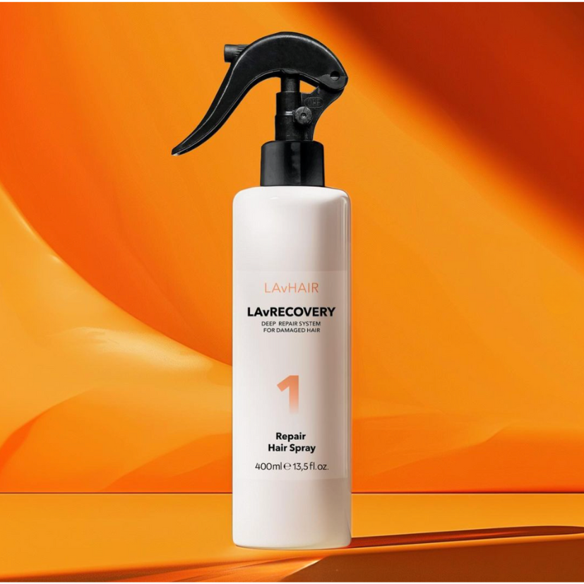 LAvHAIR - Deep Repair System for Damaged Hair - LAvRECOVERY Repair Hair Spray, 400ml
