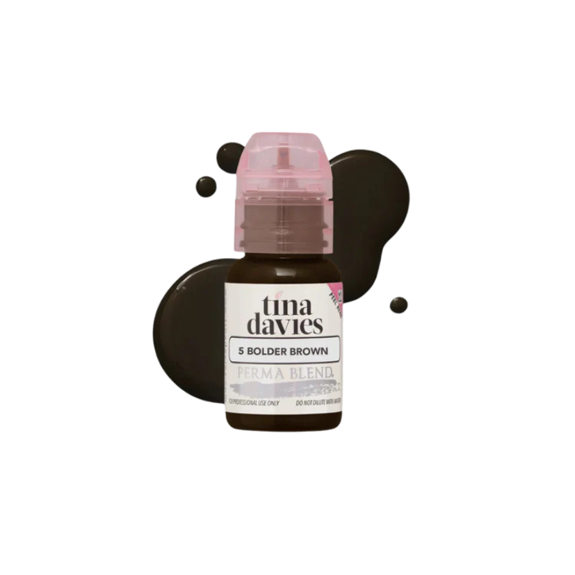 Tina Davies - I Love Ink BROW Pigment - Bolder Brown 15ml
