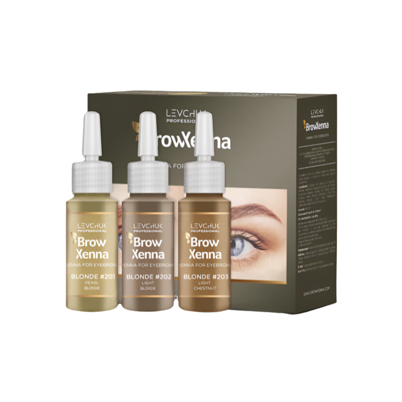 Brow Xenna - Blonde Set, 3 Colours (Vials)