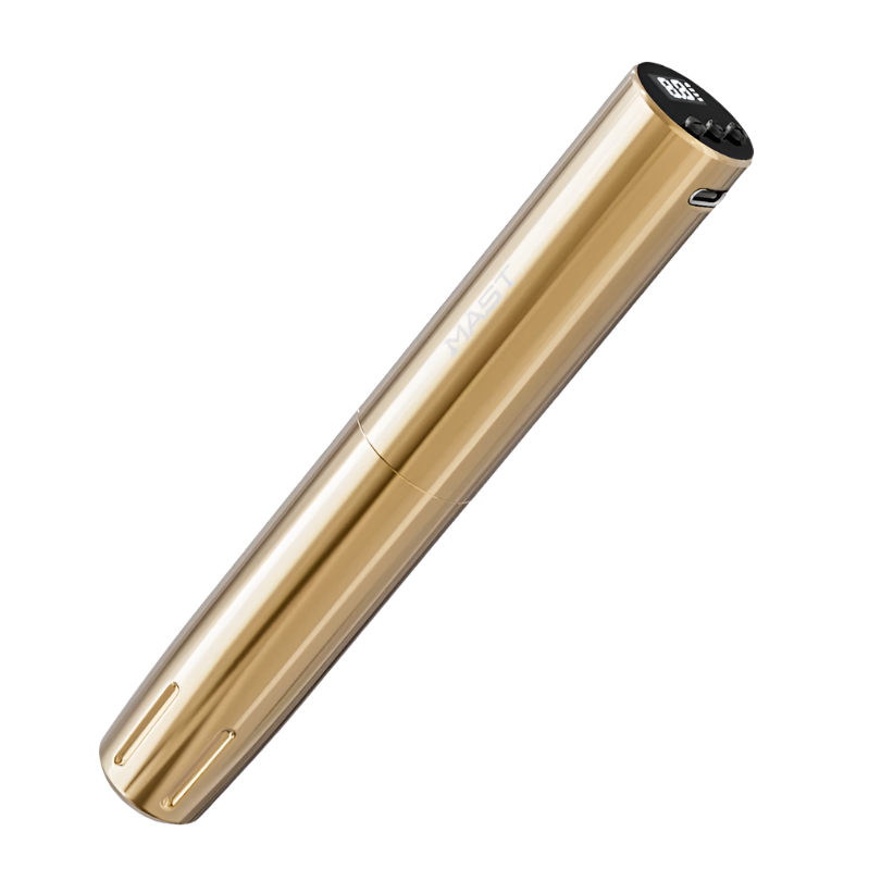 Dragonhawk Mast Tour Y22 Wireless Tattoo Machine - Gold