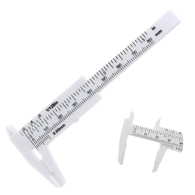 Mini Measurement Caliper - White (80mm)