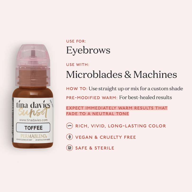 Tina Davies - I Love Ink BROW Pigment - Autumn 15ml