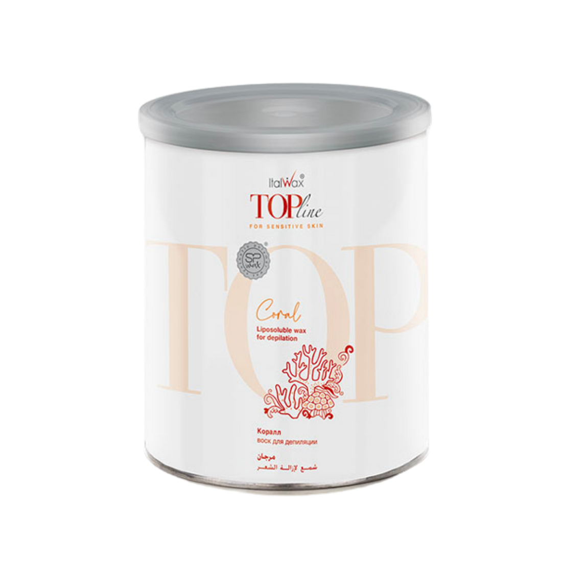 Italwax - Strip Wax Top Line Coral, 800ml