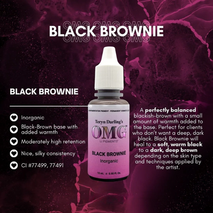 OMG Eyeliner Pigment - Black Brownie 15ml